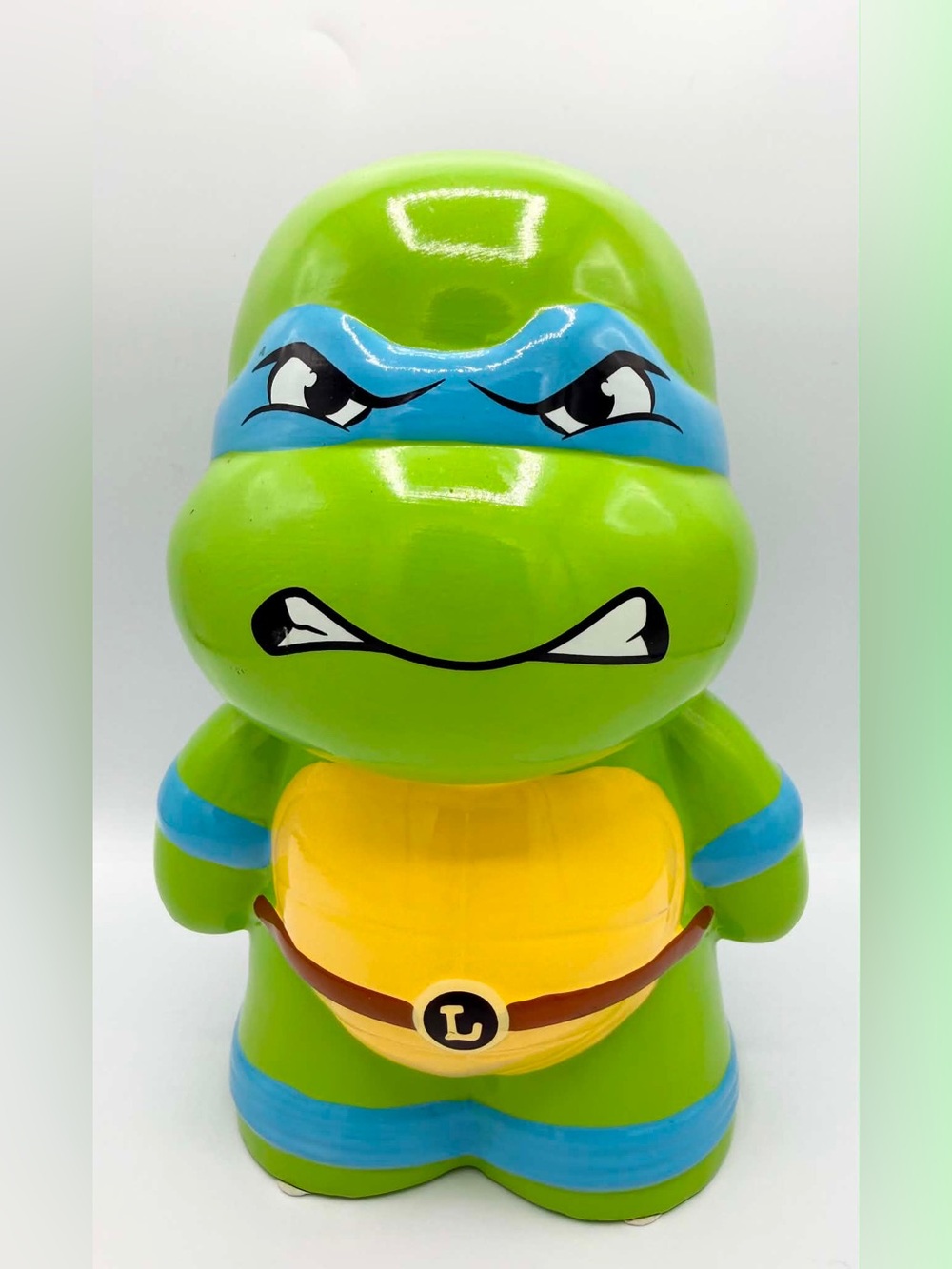 Teenage Mutant Ninja Turtles Leonardo Ceramic Coin Bank TMNT 2014⁠